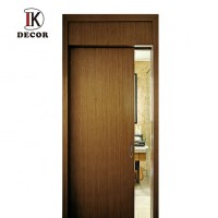 Luxury Partition Wall Sliding Door Interior Hidden Pocket Sliding Doors With Oak Veneered