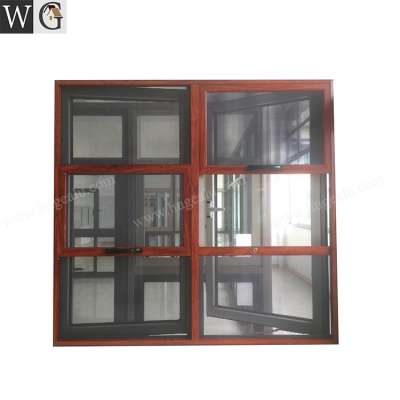 High quality big screen sectional casement window with mosquito net