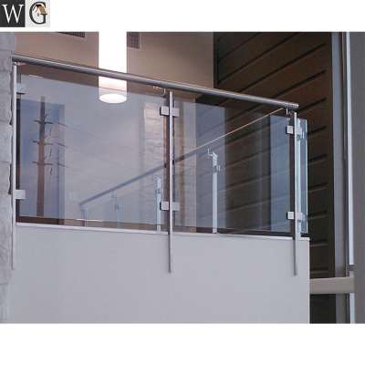 Classic simple design glass railing  balcony grill for house residential